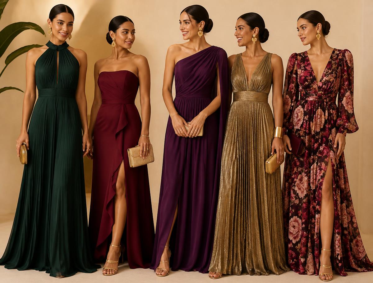 Inspiración de vestidos formales festivos